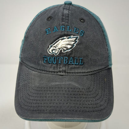 Philadelphia Eagles NFL Team Apparel Cap Black Green One Size Slideback Hat Logo
