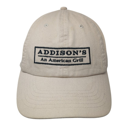 Addison's An American Grill Baseball Cap Beige One Size Adjustable Champion