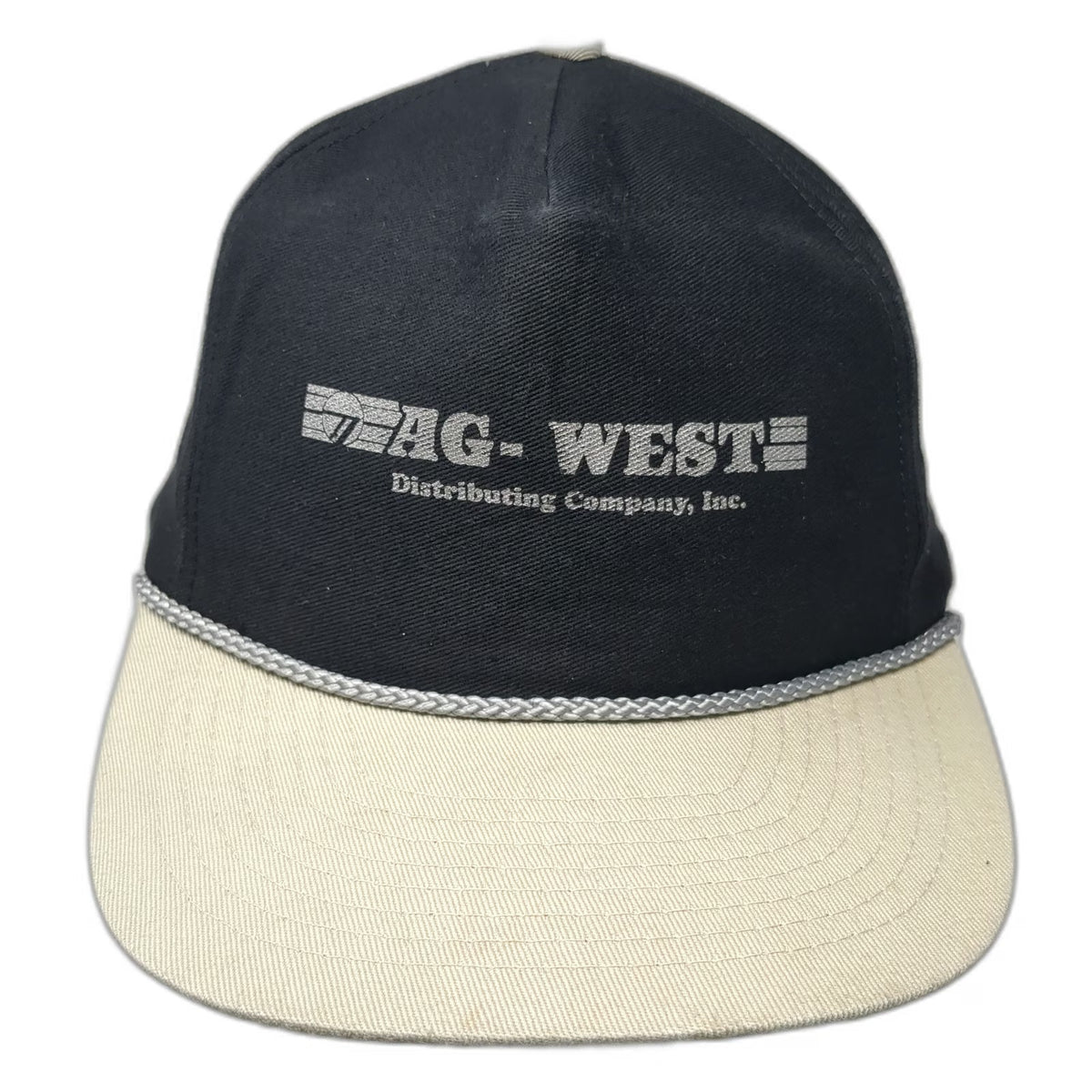 Mohr's 5 Panel Black One Size AG-WEST Distributing Company Rope Snapback Hat