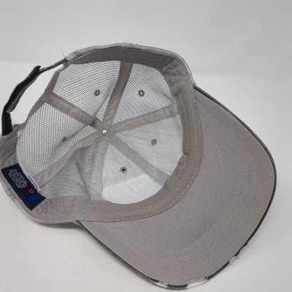 Mama Bear Strapback Trucker Hat Gray One Size Mesh Back Adjustable HG