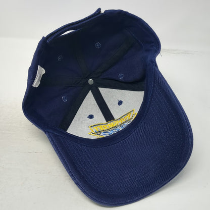 Pop-Secret 500 California Speedway Logo Hat Blue One Size Baseball Cap Strapback