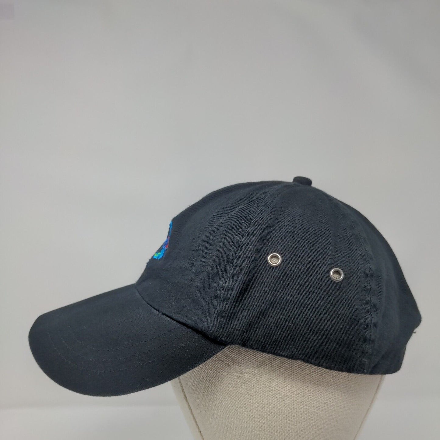 Field Slideback Hat Black One Size Adjustable Embroidered Head Shotz KC Caps