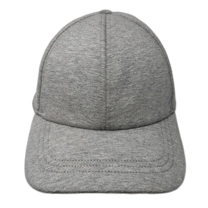 lululemon Baseball Cap Gray One Size Slideback Stretch Cotton Blend Logo Hat