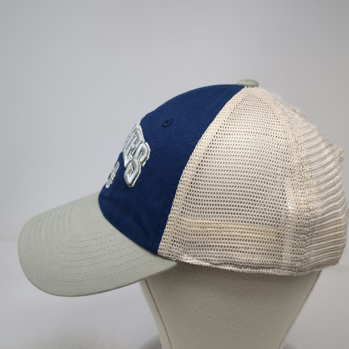 Utah State Aggies NCAA Captivating Trucker Hat Blue Gray One Size Mesh Snapback