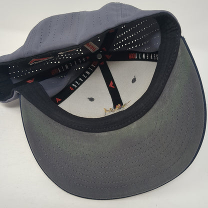 Skull King Fitted Hat Multi XL Embroidered Laser Cut Pacific Headwear