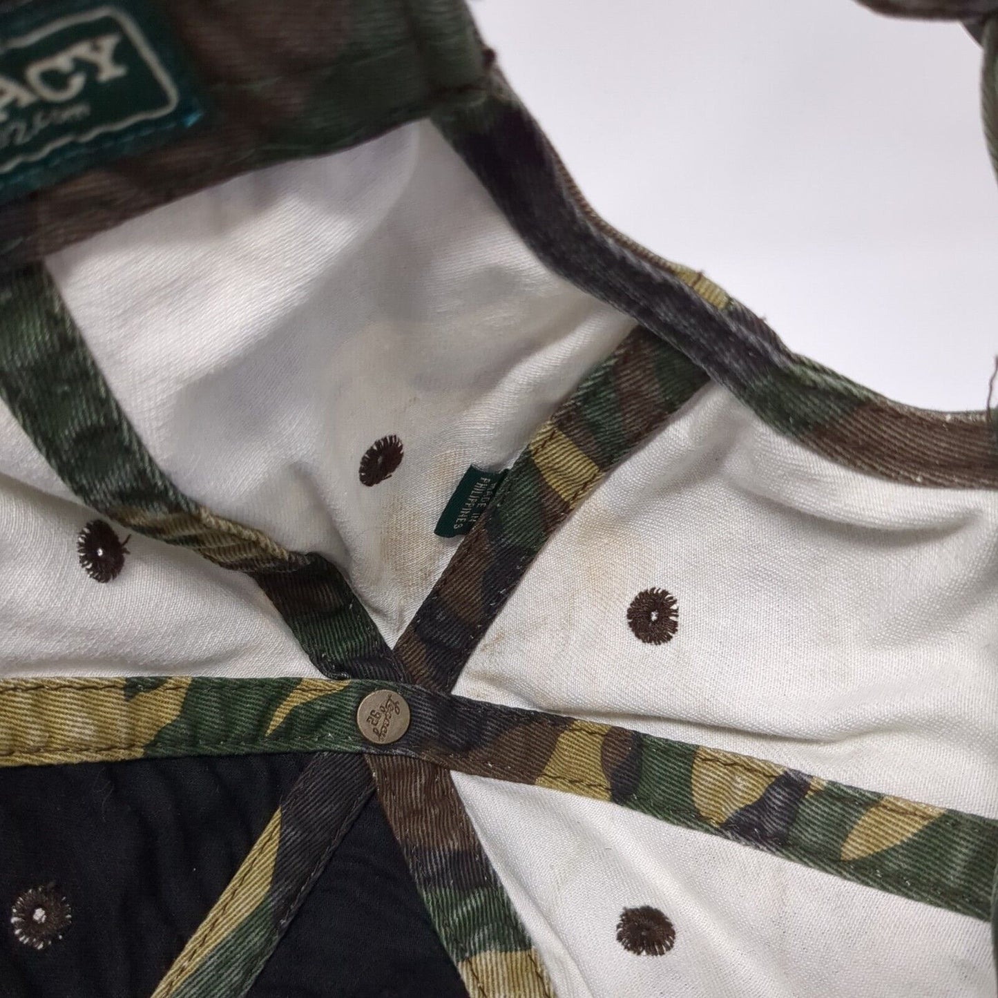 Mountain River Outfitters Strapback Hat Camouflage OS Adjustable Patch Legacy