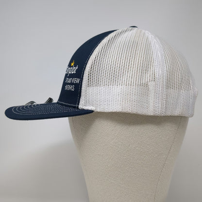 Richardson Trucker Hat Blue One Size Mesh Snapback Simplot Grand View Farms