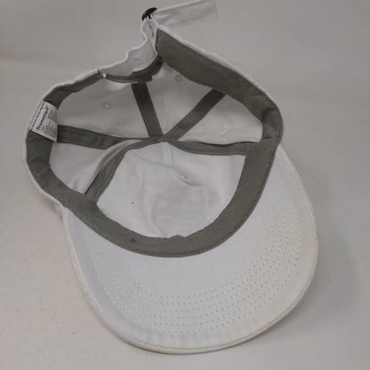 US Med Savers Slideback Hat White One Size Adjustable Vented Hole Promotique