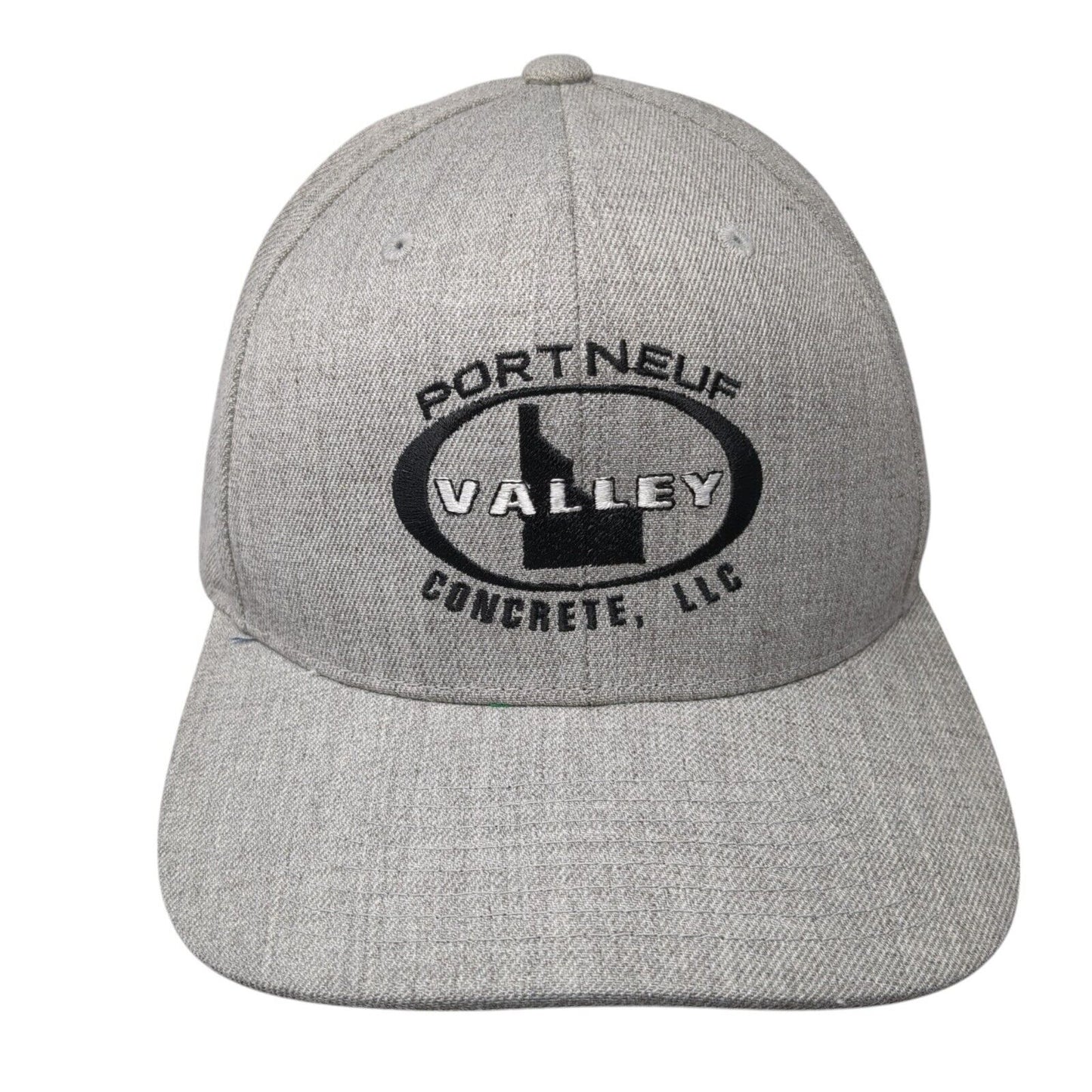 Port Neuf Valley Concrete LLC Snapback Hat Gray One Size Adjustable Sport-Tek