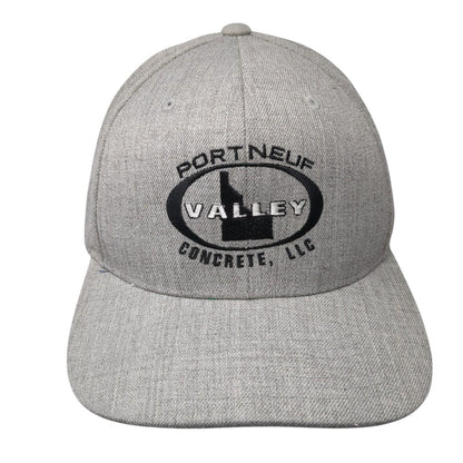 Port Neuf Valley Concrete LLC Snapback Hat Gray One Size Adjustable Sport-Tek