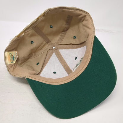 Nissun Cap Snapback Hat Beige Green One Size Embroidered Kuna Auto Mart