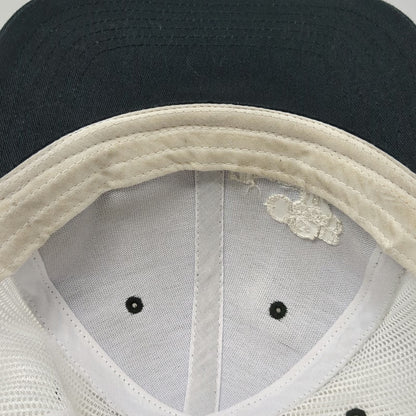 OTTO Trucker Hat Black White One Size C&B Trailers Logo Mesh Snapback 2-Tone