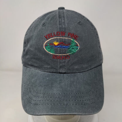 Yellow Pine Idaho Slideback Hat Gray One Size Embroidered Port & Company
