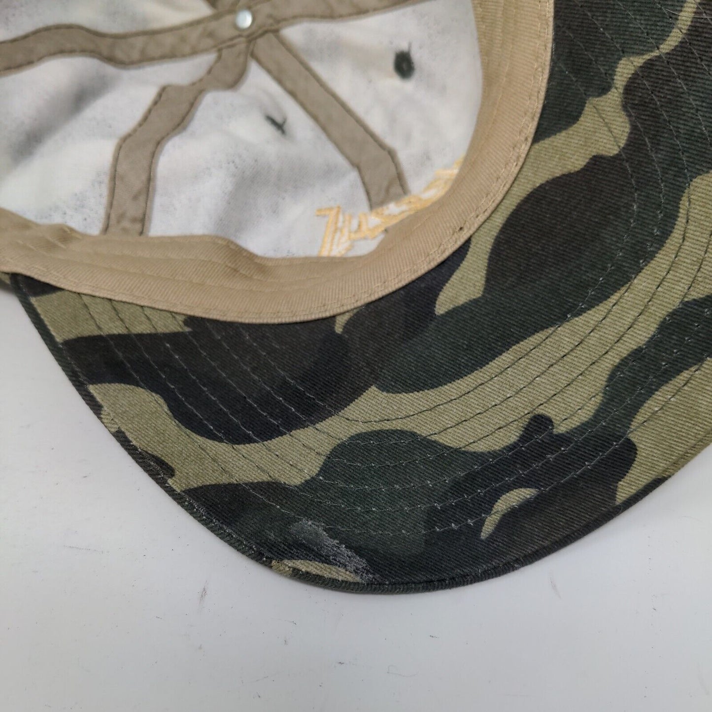 Yeezus Slideback Hat Camouflage One Size Adjustable Embroidered 6 Panel Cotton