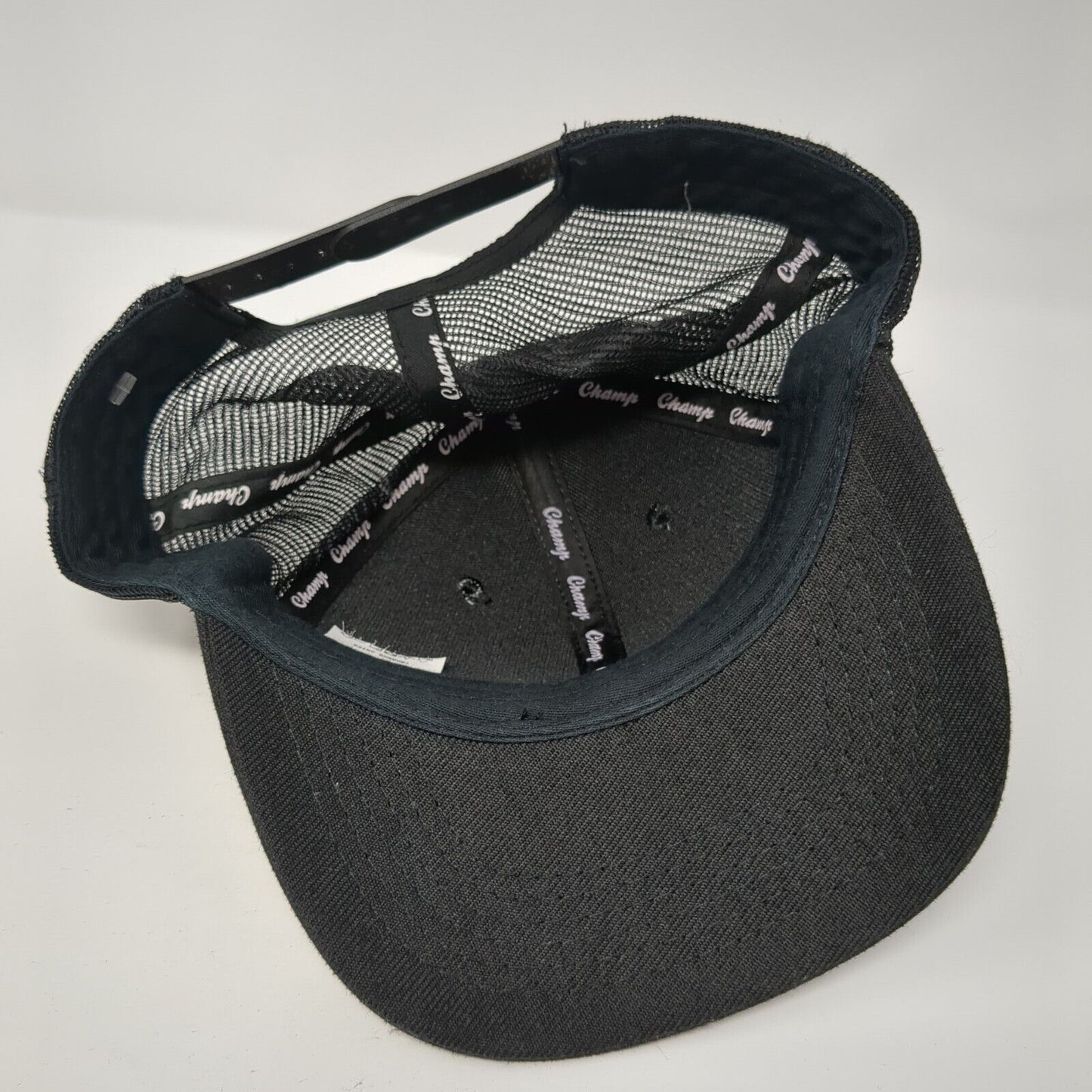 Horse Business Snapback Mesh Back Trucker Hat Black One Size Champ