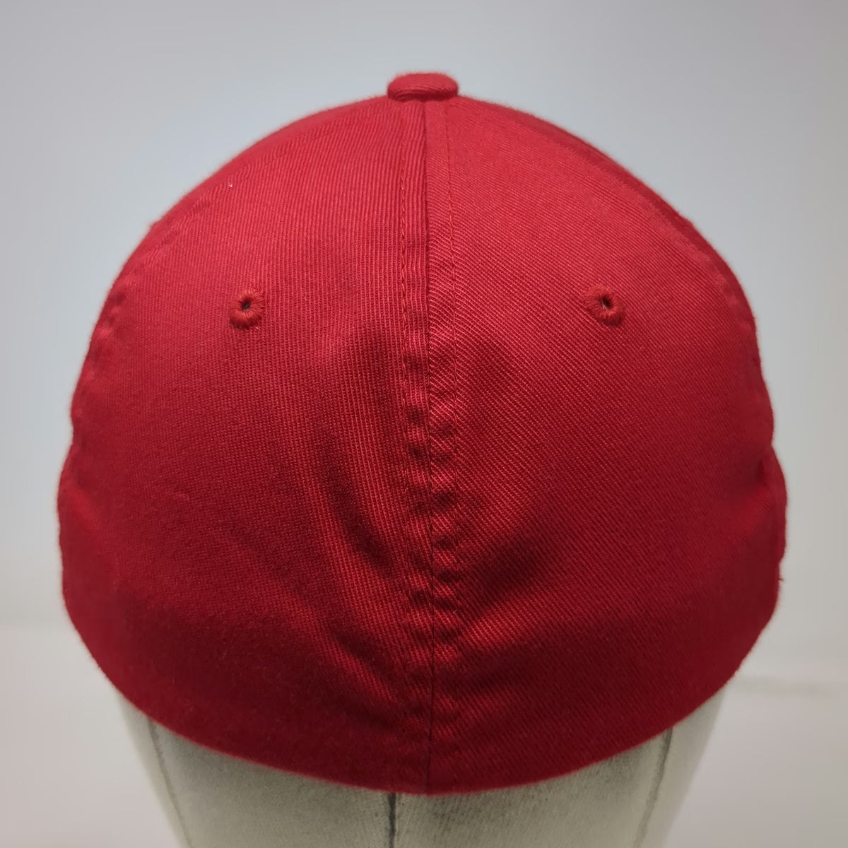 Flexfit Baseball Cap Red M Big Sky Montana Mountain Logo Elastic Headband Hat