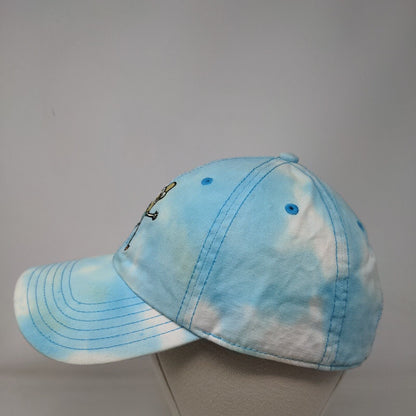 Rick And Morty Slideback Hat Blue OSFM Adjustable Embroidered Tie Dye
