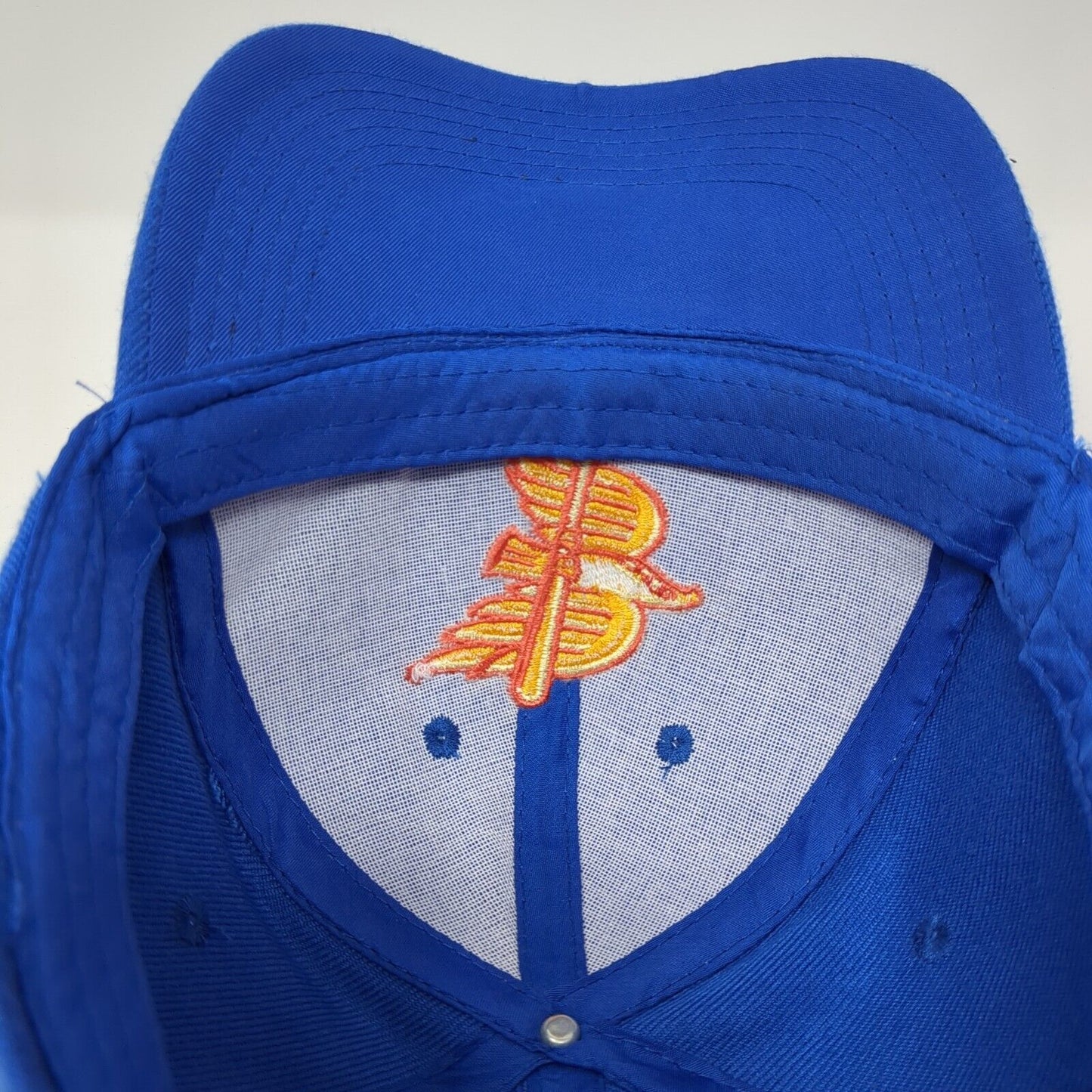 Blue Cross of Idaho Strapback Hat Blue One Size Adjustable Embroidered