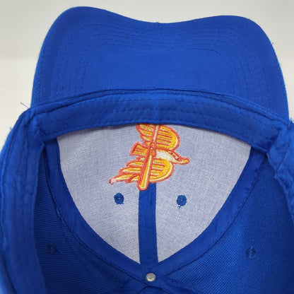 Blue Cross of Idaho Strapback Hat Blue One Size Adjustable Embroidered