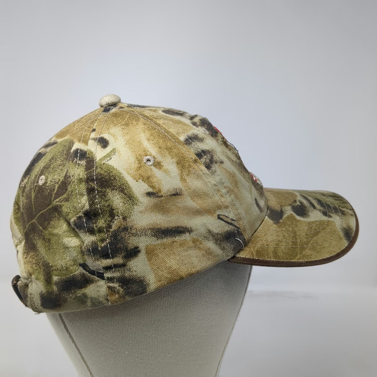 Nebraska Huskers NCAA Young An Cap Green One Size Camo Wrestling Slideback Hat