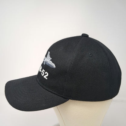 Baseball Cap Black One Size B-52 Bomber Plane Strapback Military Aviation Hat