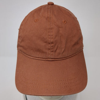 Unbranded Slideback Hat Brown One Size Adjustable Solid Blank 6 Panel