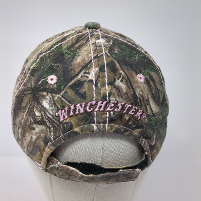 Winchester Women's Strapback Hat Camo One Size Adjustable Outdoor Cap