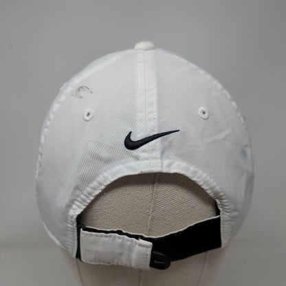 Nike Strapback Hat White OSFM Adjustable Embroidered Swoosh Legacy91 Dri-Fit