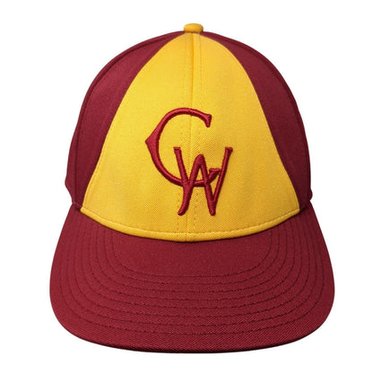 CW Fitted Hat Red Large A-Flex Embroidered 6 Panel Gametek The Game Pro