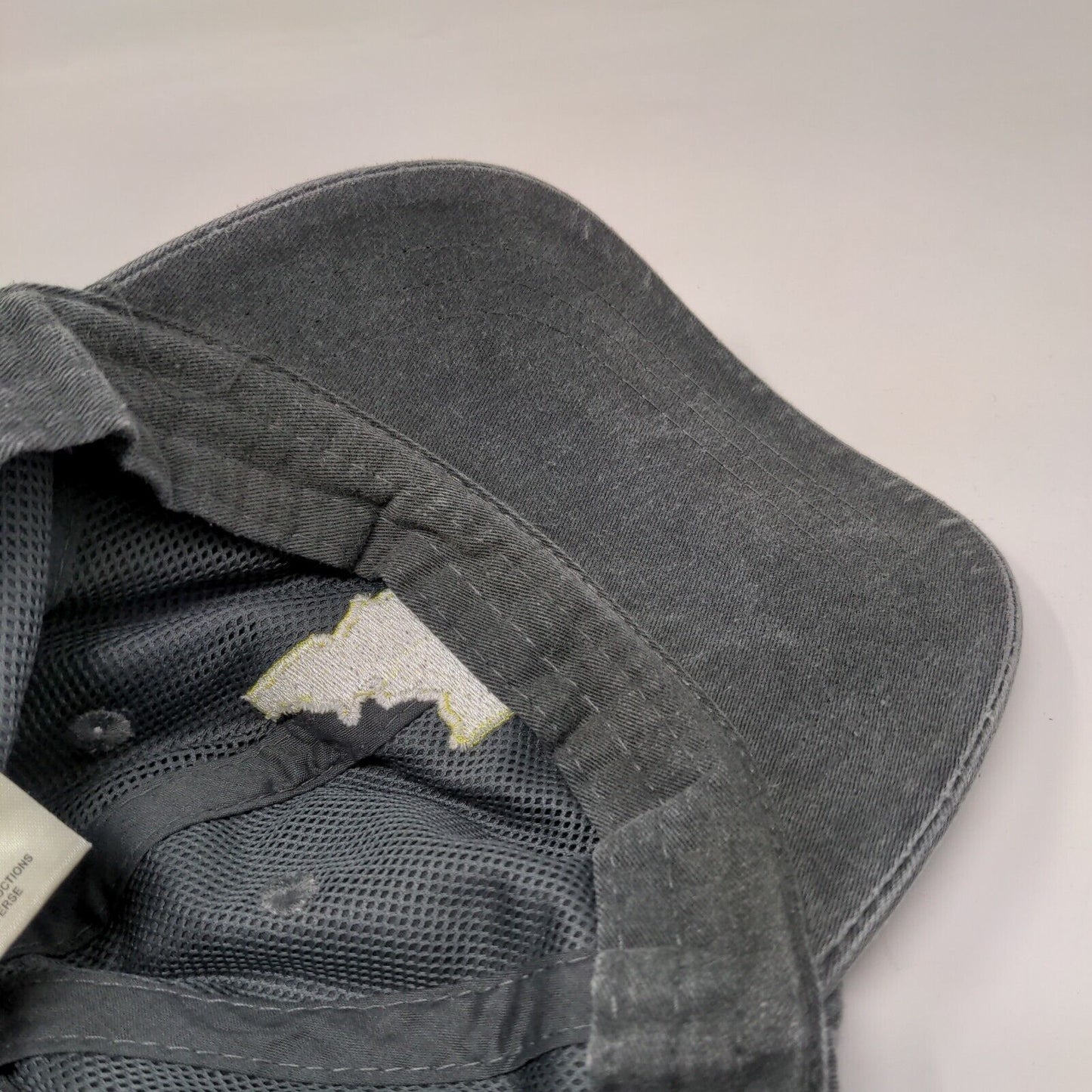 Yellow Pine Idaho Slideback Hat Gray One Size Embroidered 6 Panel Adams
