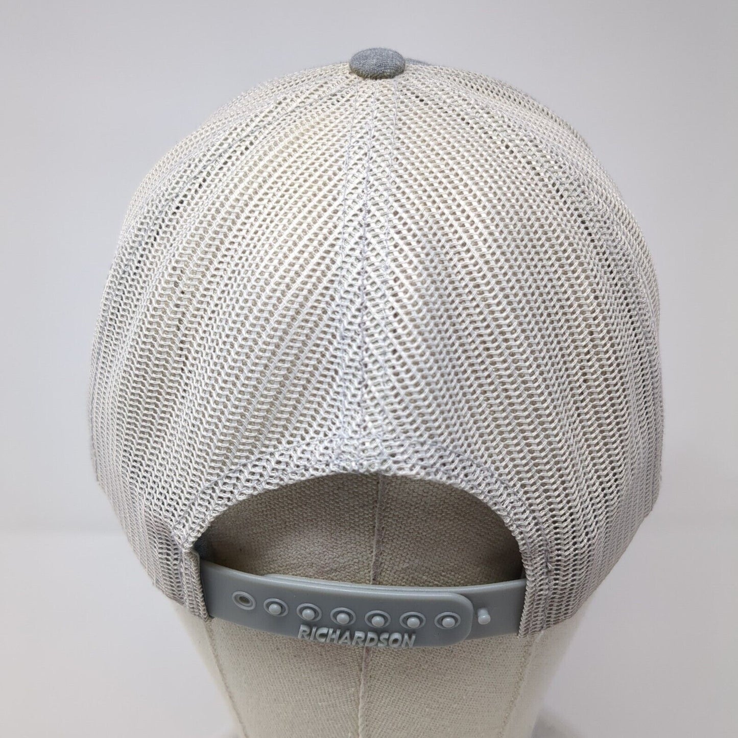 Cobra Trading Snapback Mesh Back Trucker Hat Gray One Size Richardson
