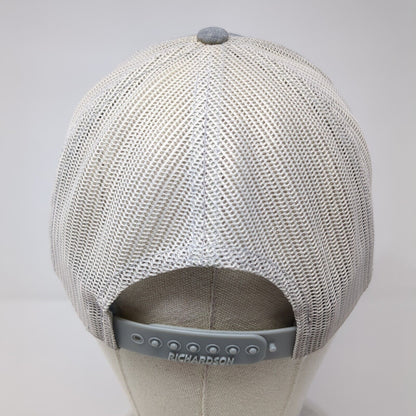 Cobra Trading Snapback Mesh Back Trucker Hat Gray One Size Richardson