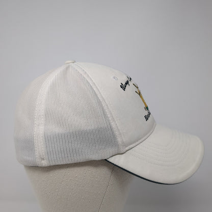 Wamego Country Club Fitted Baseball Cap White Large Embroidered Flexfit NikeGolf