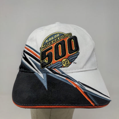 Main Gate Men's Strapback Hat Multicolor OSFM Embroidered Indy 500 Logo 2008