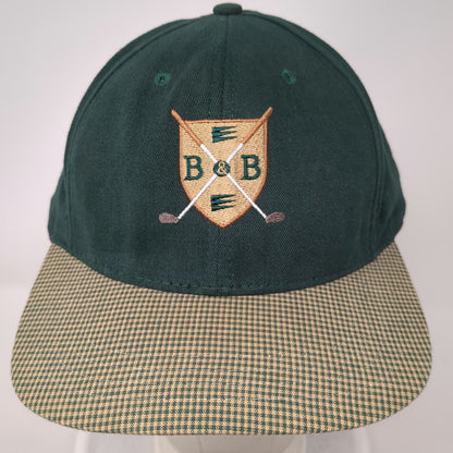 American Dry Goods Baseball Cap Green One Size Golf Logo Boole USA Slideback Hat