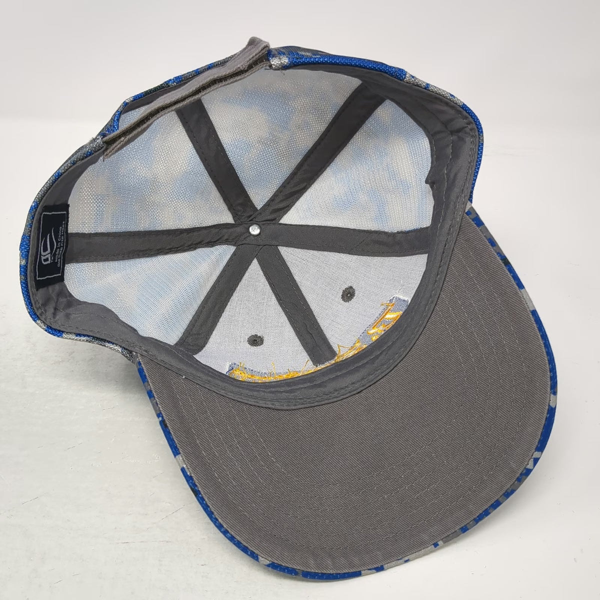 Outdoor Cap Baseball Cap Gray One Size Puntasecca Contractors Digital Camo Hat