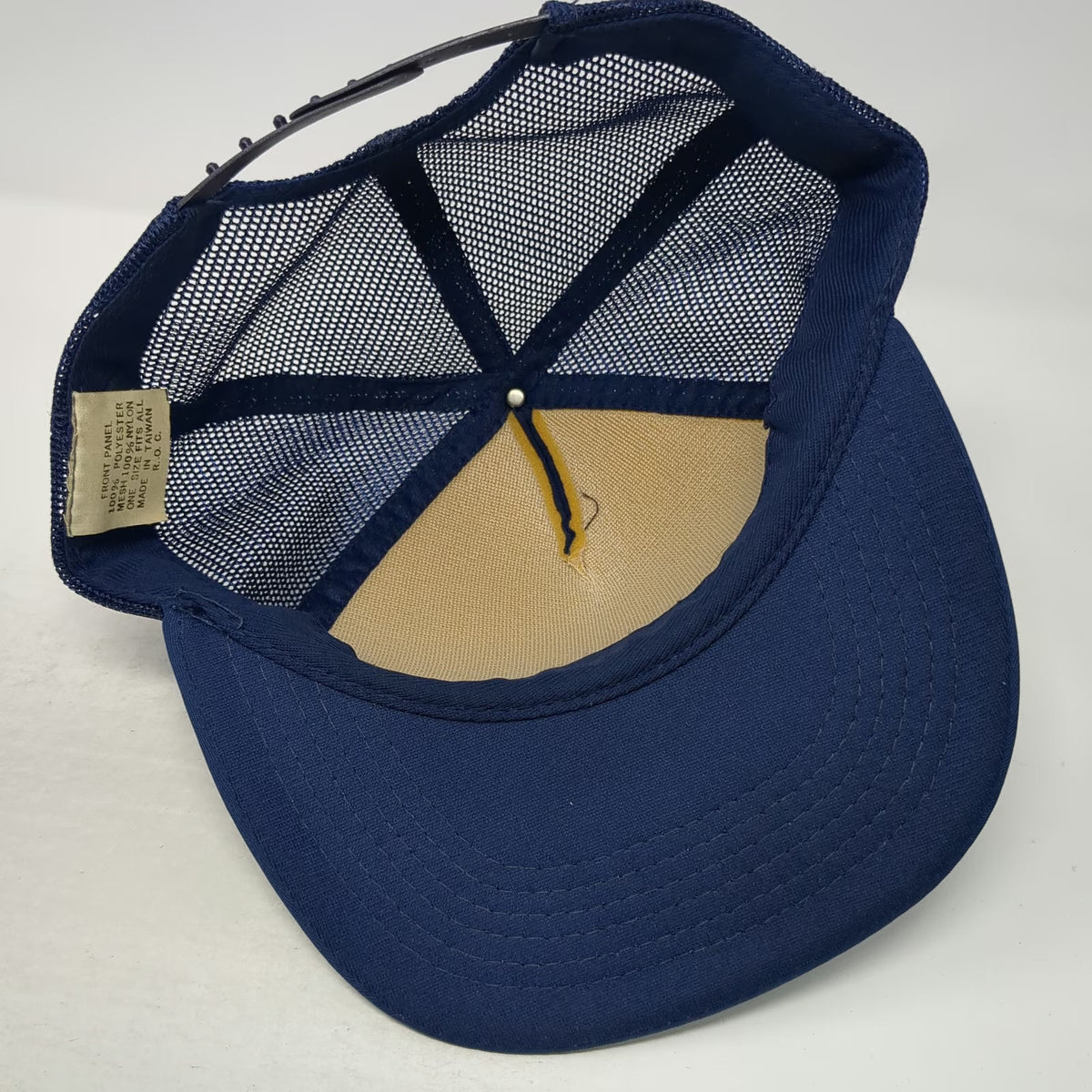 Trucker Hat Blue One Size Moody Blues USA 84 Tour Mesh Back Snapback Rope Music