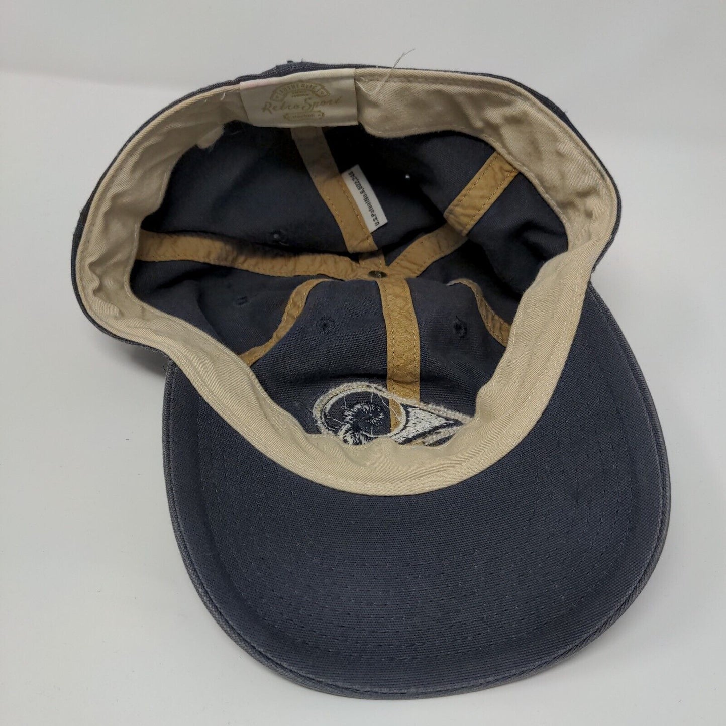 St. Louis Rams Fitted Hat Blue L/XL 6 Panel Retro Sport Reebok NFL