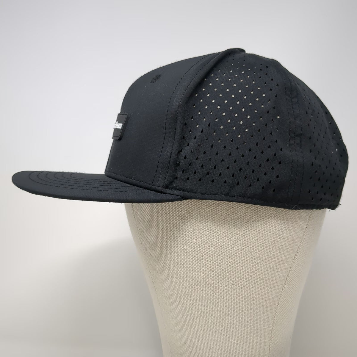 Jackalope Trucker Hat Black One Size U.S. Expansion Team Perforated Snapback