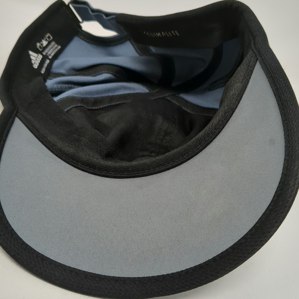 Adidas Baseball Cap Blue One Size Climalite Performance Strapback Logo Hat