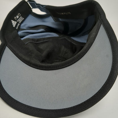 Adidas Baseball Cap Blue One Size Climalite Performance Strapback Logo Hat