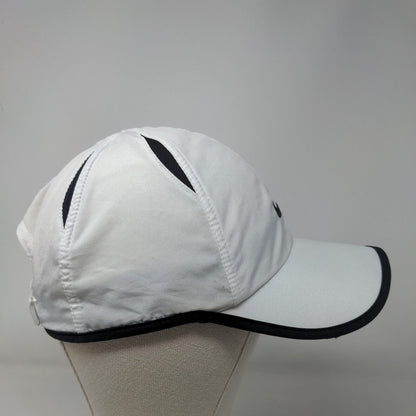 Nike Dri-Fit Strapback Hat White OSFM Adjustable Embroidered Featherlight