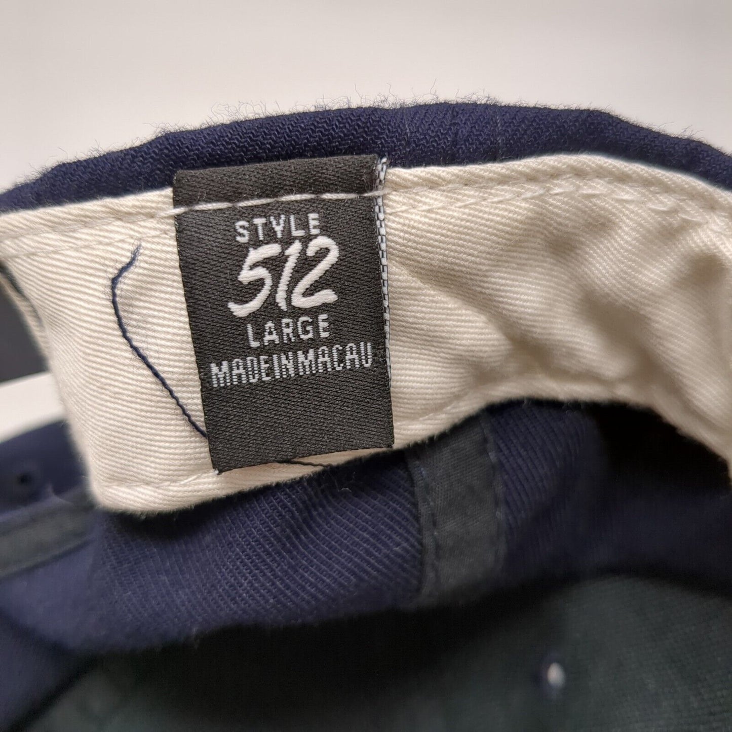 Letter G Snapback Hat Blue Large Adjustable Embroidered Style 512 Richardson