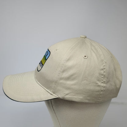 Port & Company Baseball Cap Beige One Size Ophir Utah Train Engine Strapback Hat