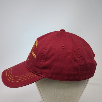 Wizarding World Harry Potter Red 5 Panel One Size Gryffindor Quidditch Hat Gold