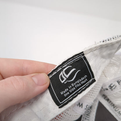 CU Patch Snapback Mesh Back Trucker Hat Gray One Size Outdoor Cap