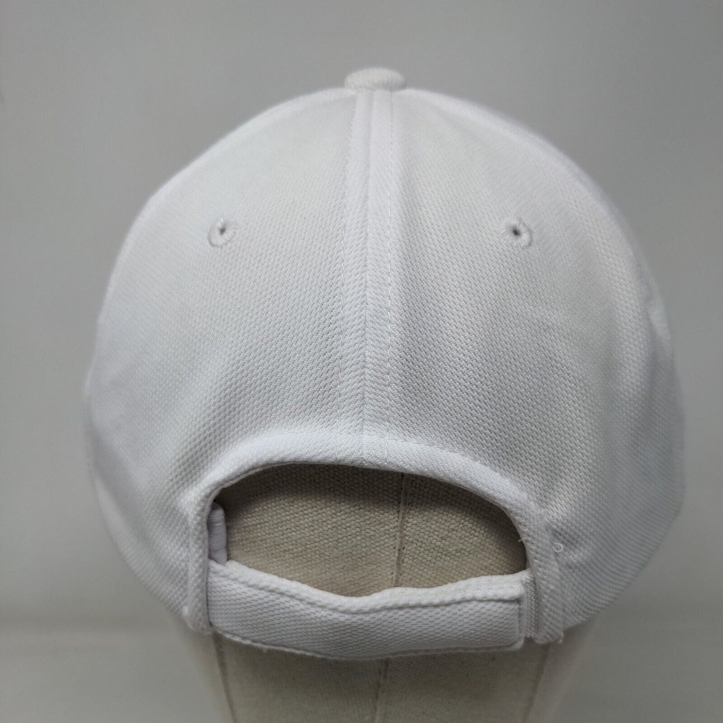 Gear Wash Strapback Hat White One Size Embroidered 6 Panel Sport-Tek