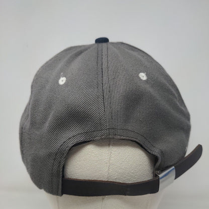 Zephyr Men's Slideback Hat Gray Georgetown Hoyas Bulldog Embroidered Logo