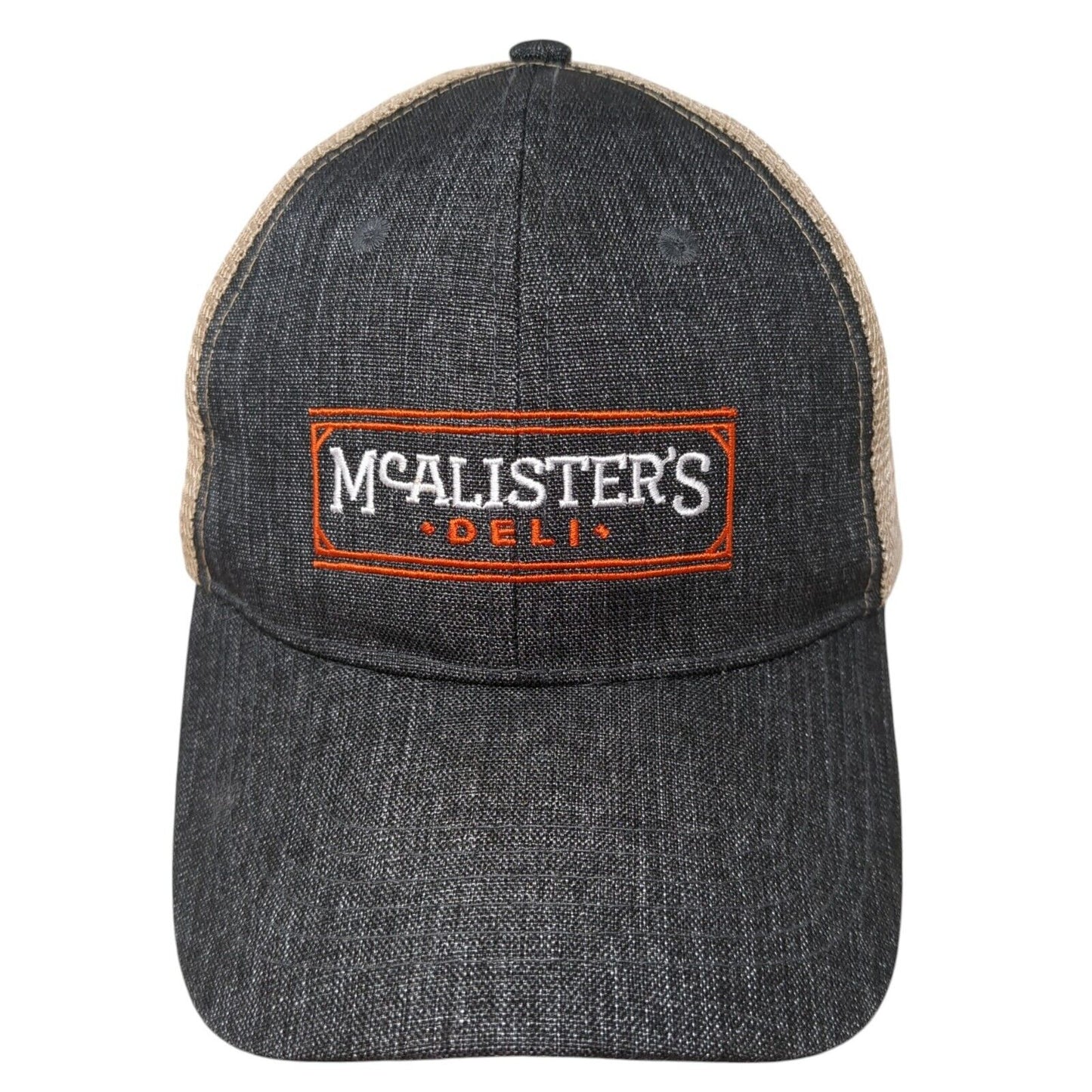 Mcalister's Deli Strapback Trucker Hat Multi OS Adjustable Mesh Back The Ice Box