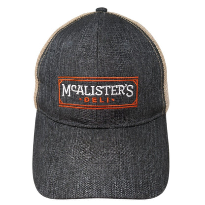 Mcalister's Deli Strapback Trucker Hat Multi OS Adjustable Mesh Back The Ice Box